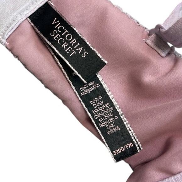 NWOT Victoria’s Secret Very Sexy Multi-Way or Strapless Lavender Lace Bra 32DD - Picture 6 of 7